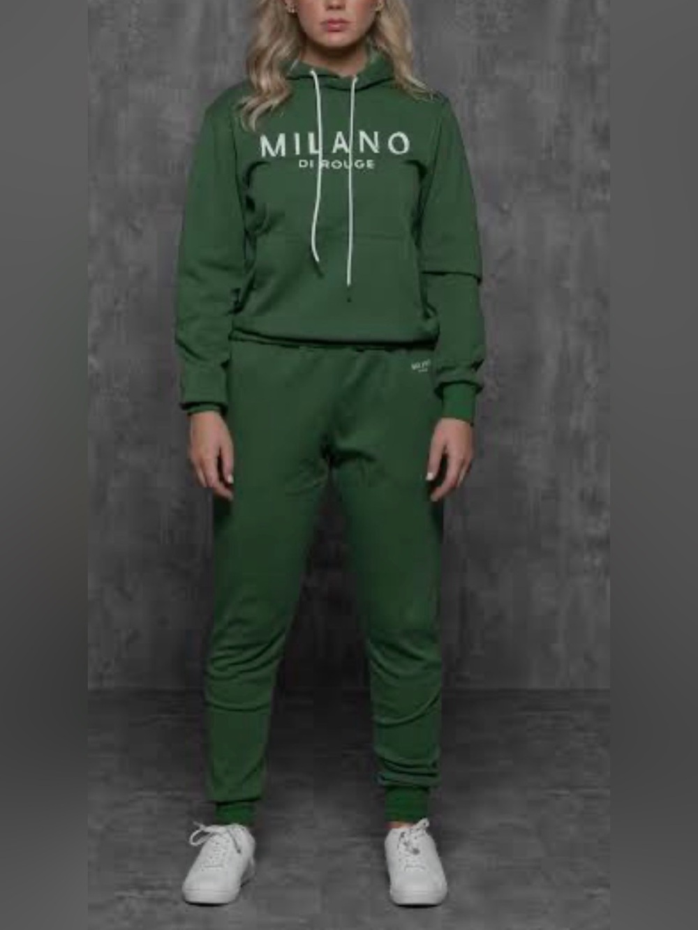 Milano Di Rouge Forest Green hoodie set